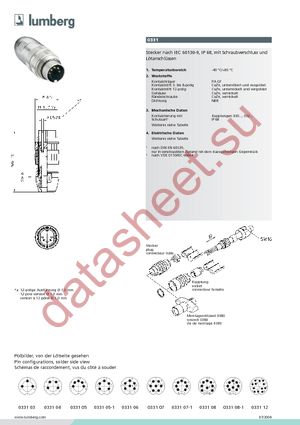 0331 05-1 datasheet  